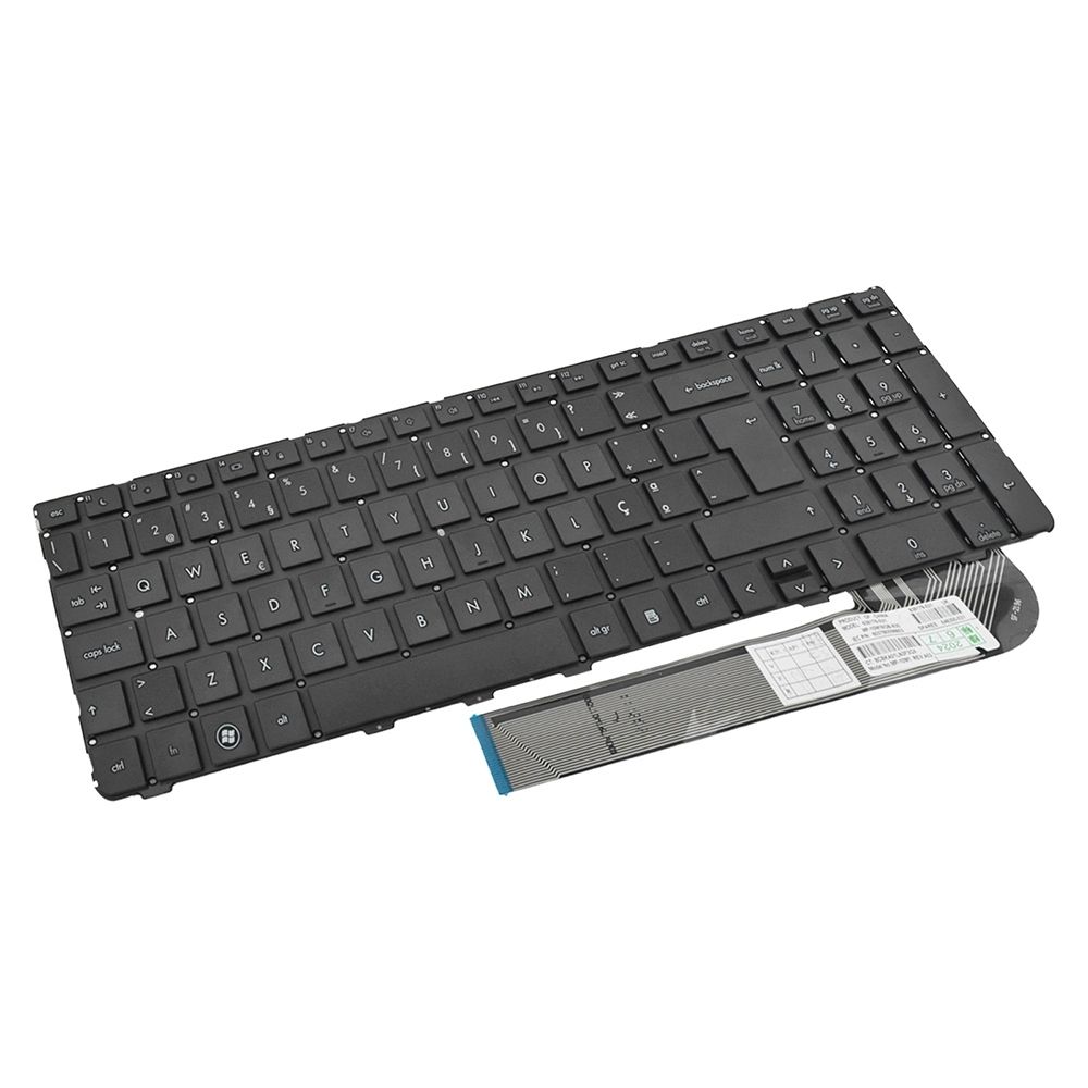 Teclado para Notebook Hp Part Number 9Z.N6MSV.00U, Português Portugal Preto, possui teclas confortáveis e 12 meses de garantia.