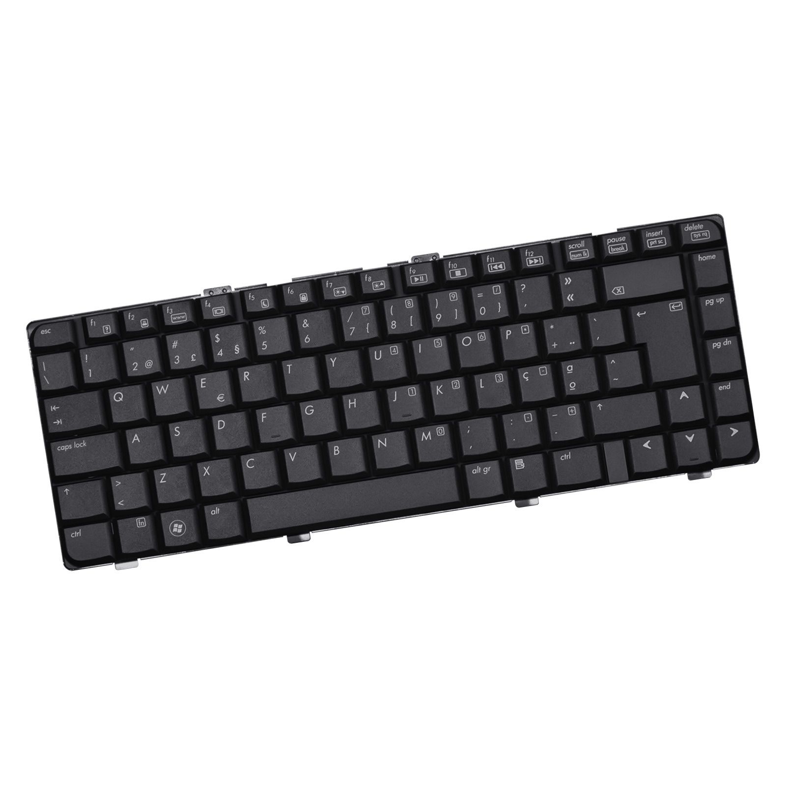 Teclado para Notebook HP Pavilion dv6750br-750BR, Português Portugal Preto, possui teclas confortáveis e 12 meses de garantia.