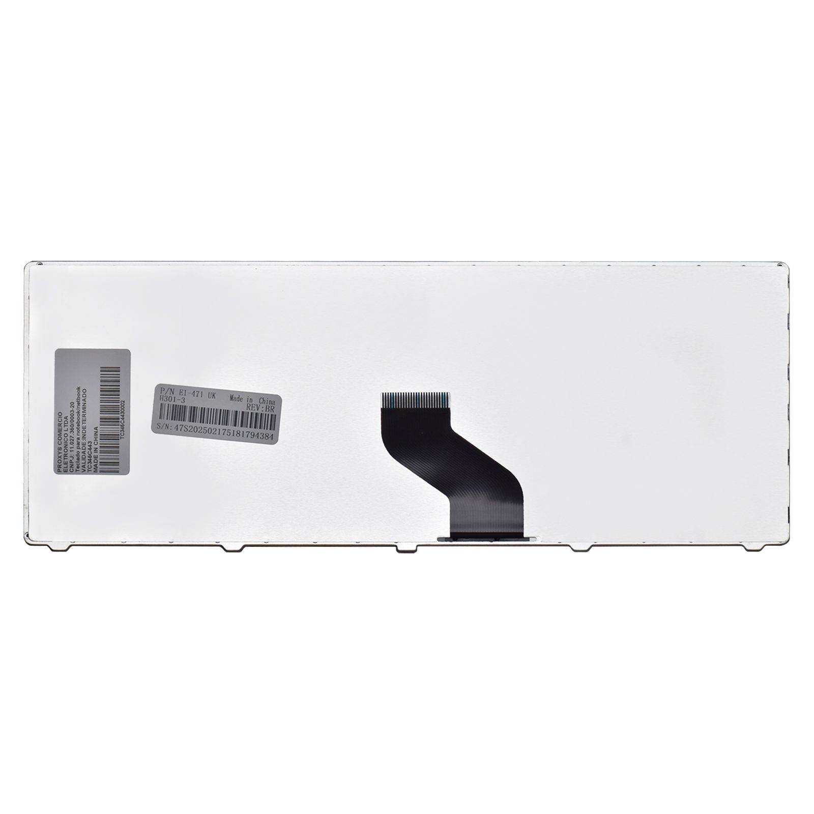 Teclado para Notebook Acer Aspire E1-431G E1-471-6811, ABNT2 Preto, possui teclas confortáveis e 12 meses de garantia.