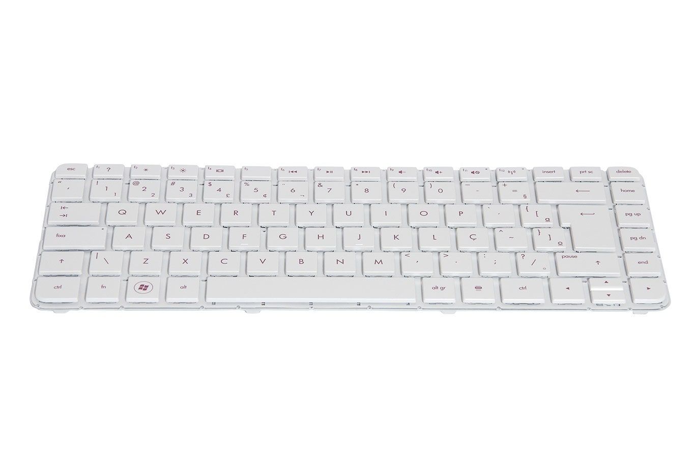 Teclado para Notebook Hp Pavilion G4-2005AU, ABNT2 Branco, possui teclas confortáveis e 12 meses de garantia.