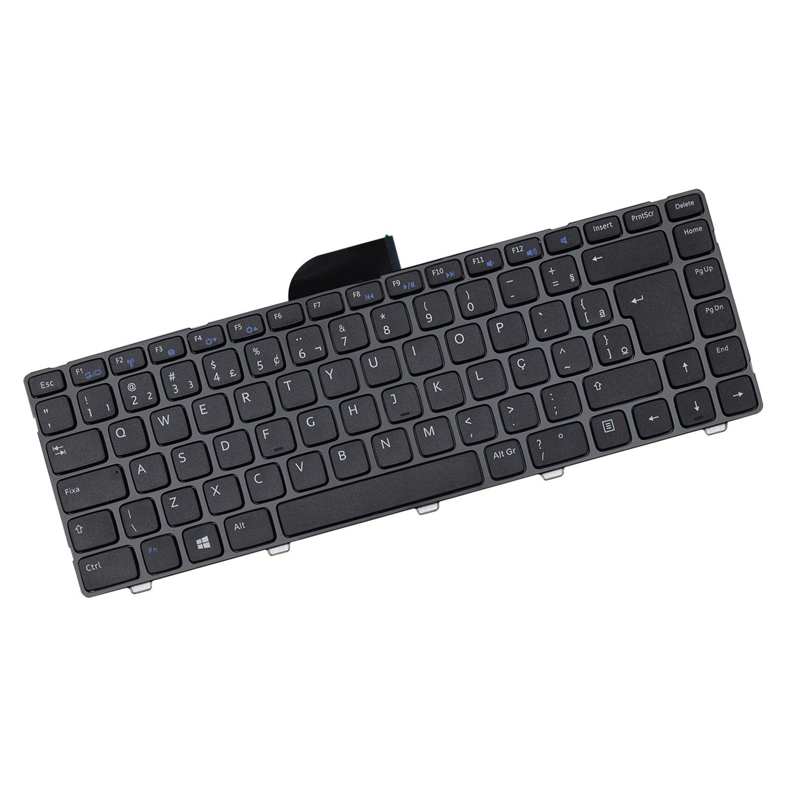 Teclado para Notebook Dell Inspiron 14 2620-5421, ABNT2 Preto, possui teclas confortáveis e 12 meses de garantia.