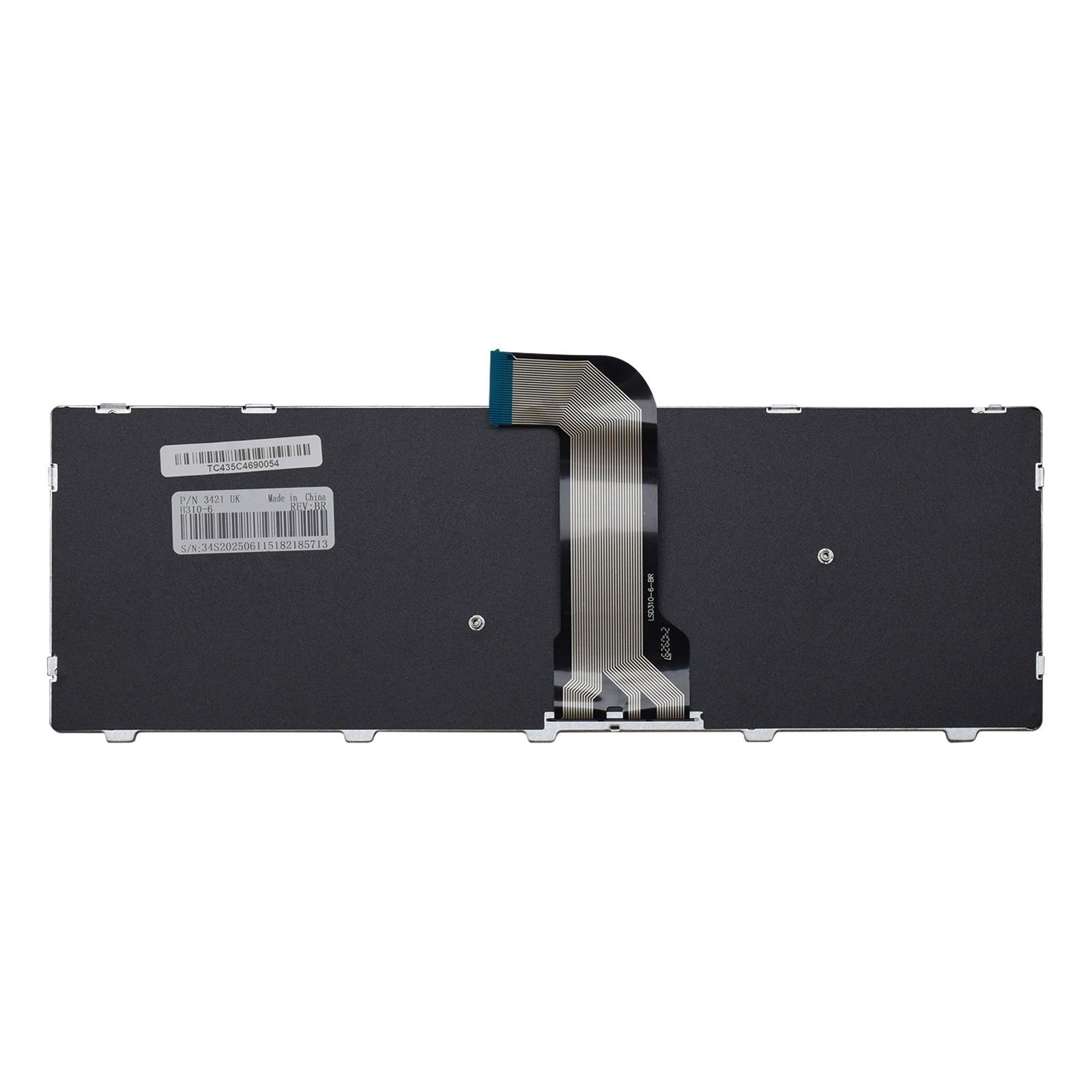 Teclado para Notebook Dell Inspiron P37G, ABNT2 Preto, possui teclas confortáveis e 12 meses de garantia.