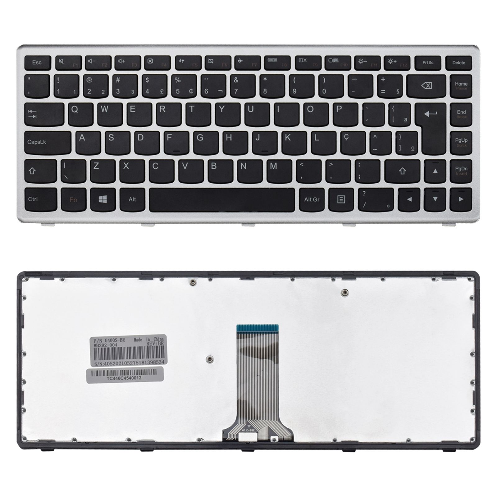 Teclado para Notebook Lenovo Part Number 25213940