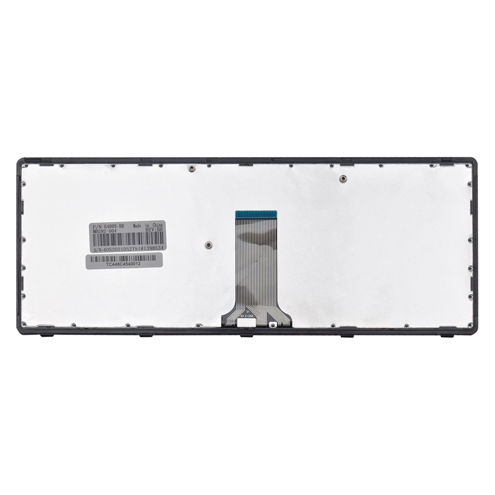 Teclado para Notebook Lenovo Part Number 25211170, ABNT2 Preto, possui teclas confortáveis e 12 meses de garantia.