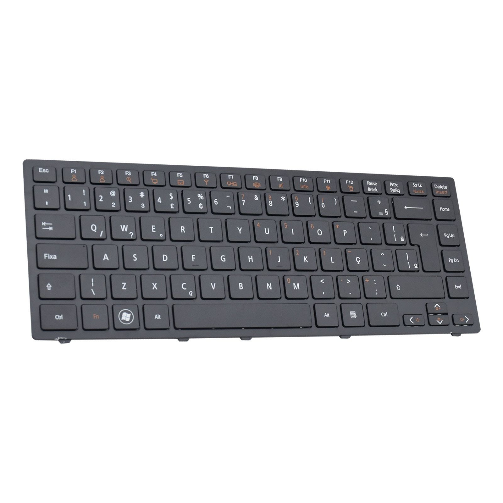 Teclado para Notebook Lg S430-G-BC33P1, ABNT2 Preto, possui teclas confortáveis e 12 meses de garantia.