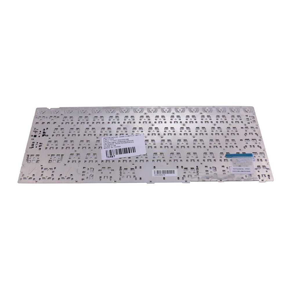 Teclado para Notebook Samsung Ativ Book NP905S3G-K02SG, ABNT2 - UK Style Branco, possui teclas confortáveis e 12 meses de garantia.
