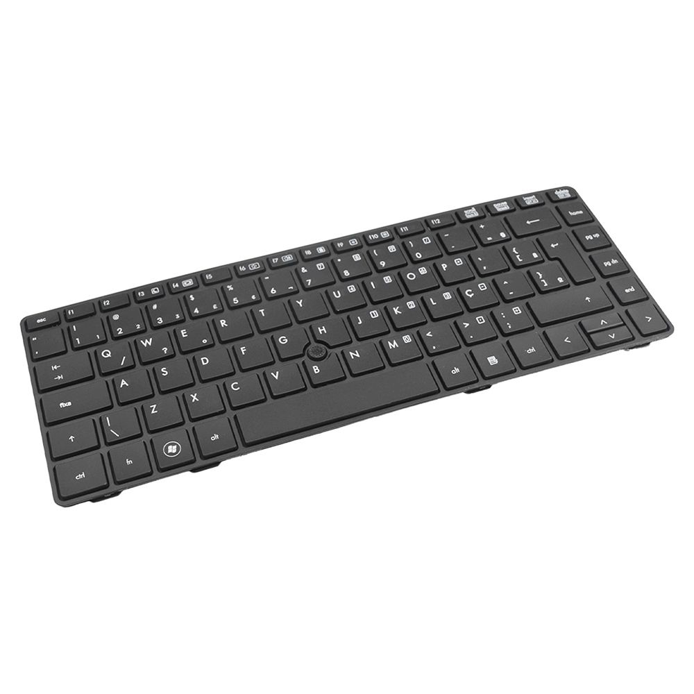 Teclado para Notebook Hp Probook 6475B, ABNT2 Preto, possui teclas confortáveis e 12 meses de garantia.
