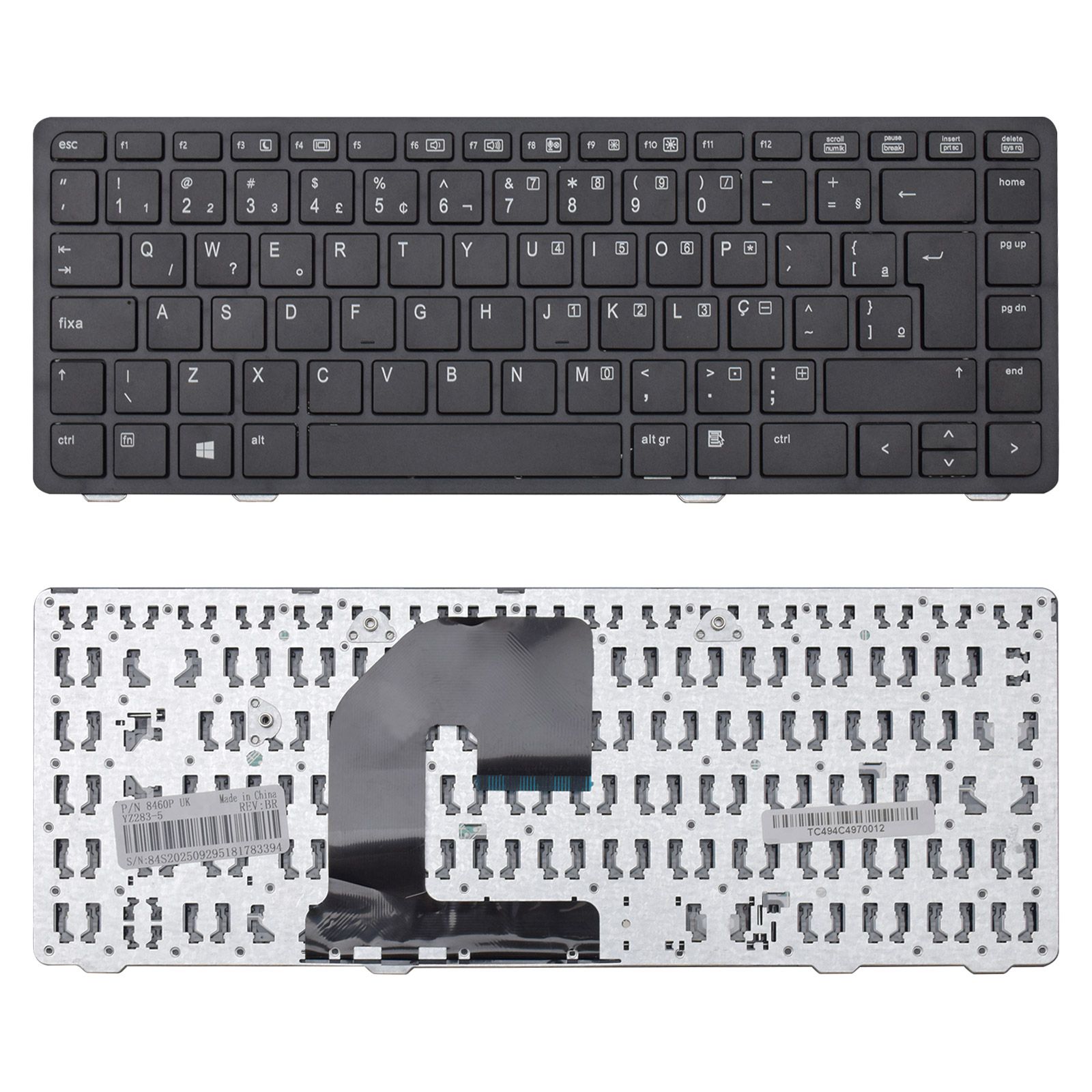 Teclado para Notebook Hp Probook 6460B Sem Pointingstick