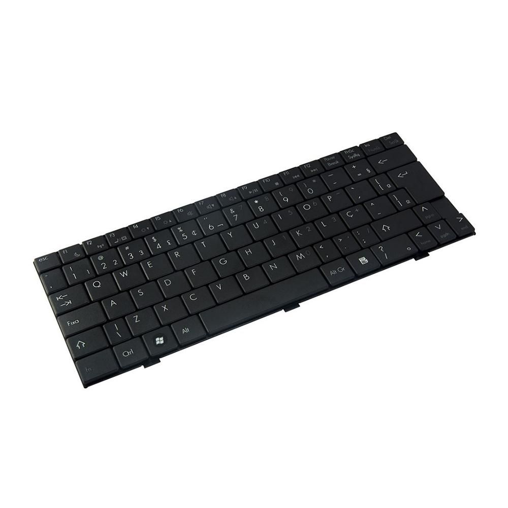 Teclado para Notebook Positivo Mobo Black 4065, ABNT2 Preto, possui teclas confortáveis e 12 meses de garantia.