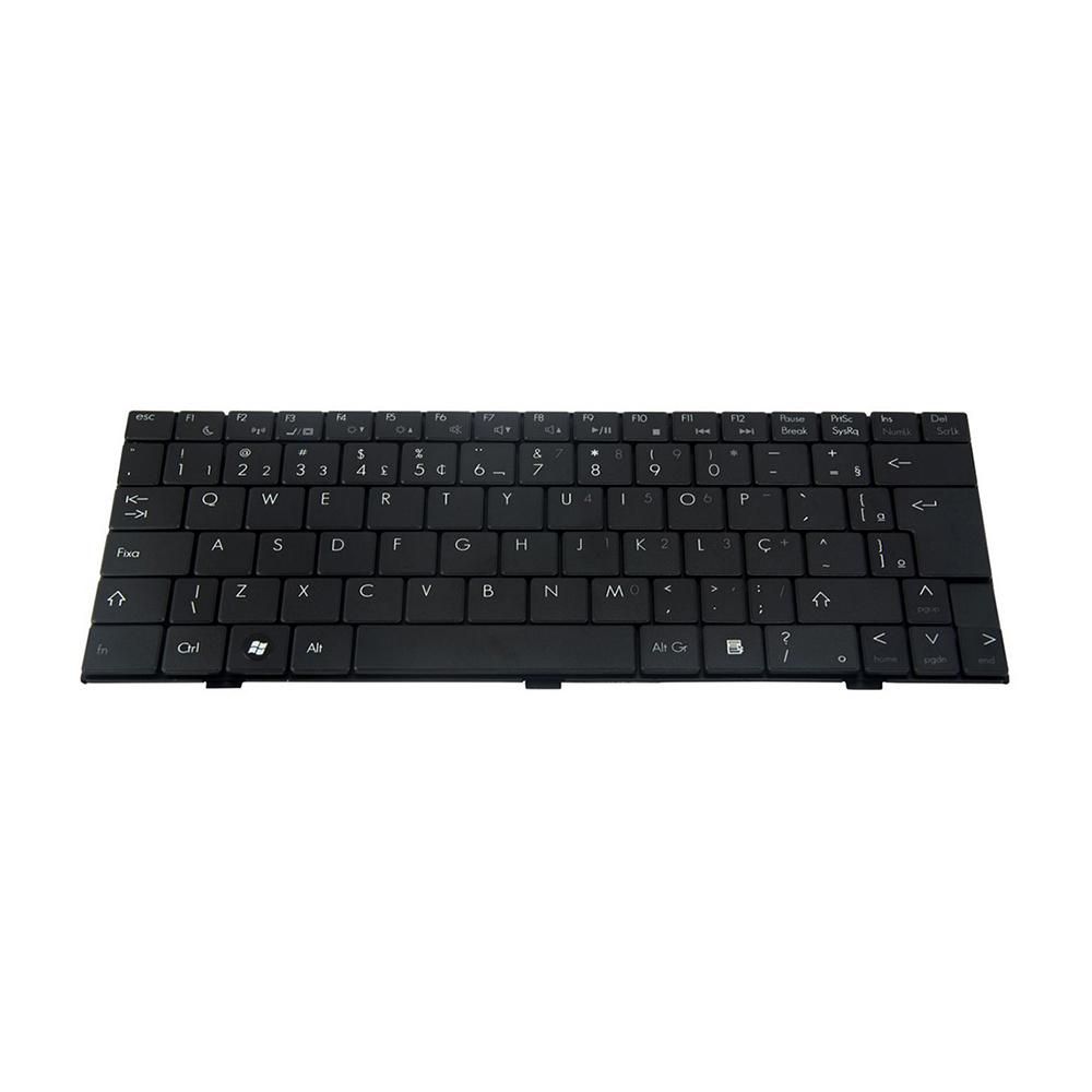 Teclado para Notebook Positivo Mobo Black 4020, ABNT2 Preto, possui teclas confortáveis e 12 meses de garantia.
