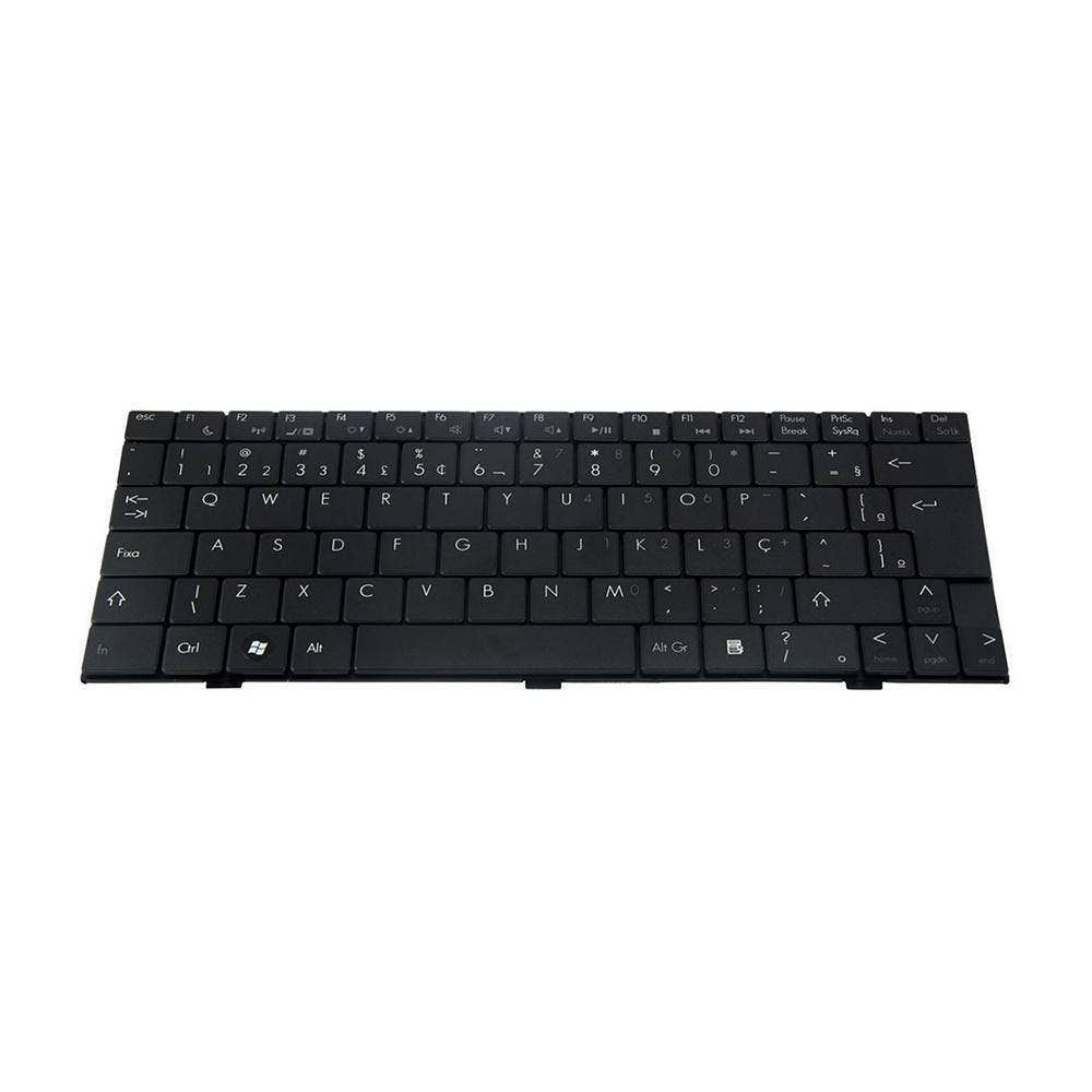 Teclado para Notebook Positivo Mobo Black 4000 SERIES, ABNT2 Preto, possui teclas confortáveis e 12 meses de garantia.