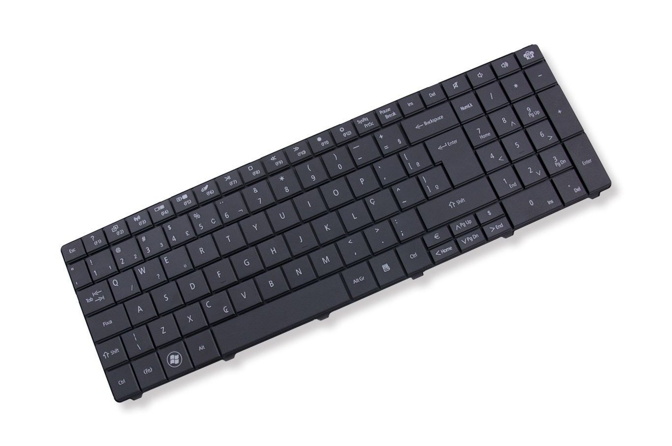 Teclado para Notebook Gateway PEW9-1, ABNT2 Preto, possui teclas confortáveis e 12 meses de garantia.