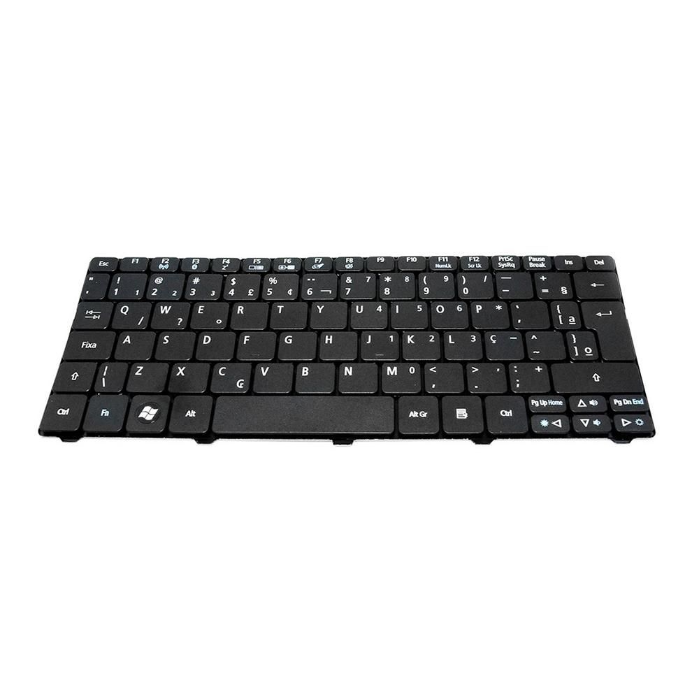 Teclado para Notebook Acer Aspire D257-NAV50, ABNT2 - F3 Bluetooth Preto, possui teclas confortáveis e 12 meses de garantia.