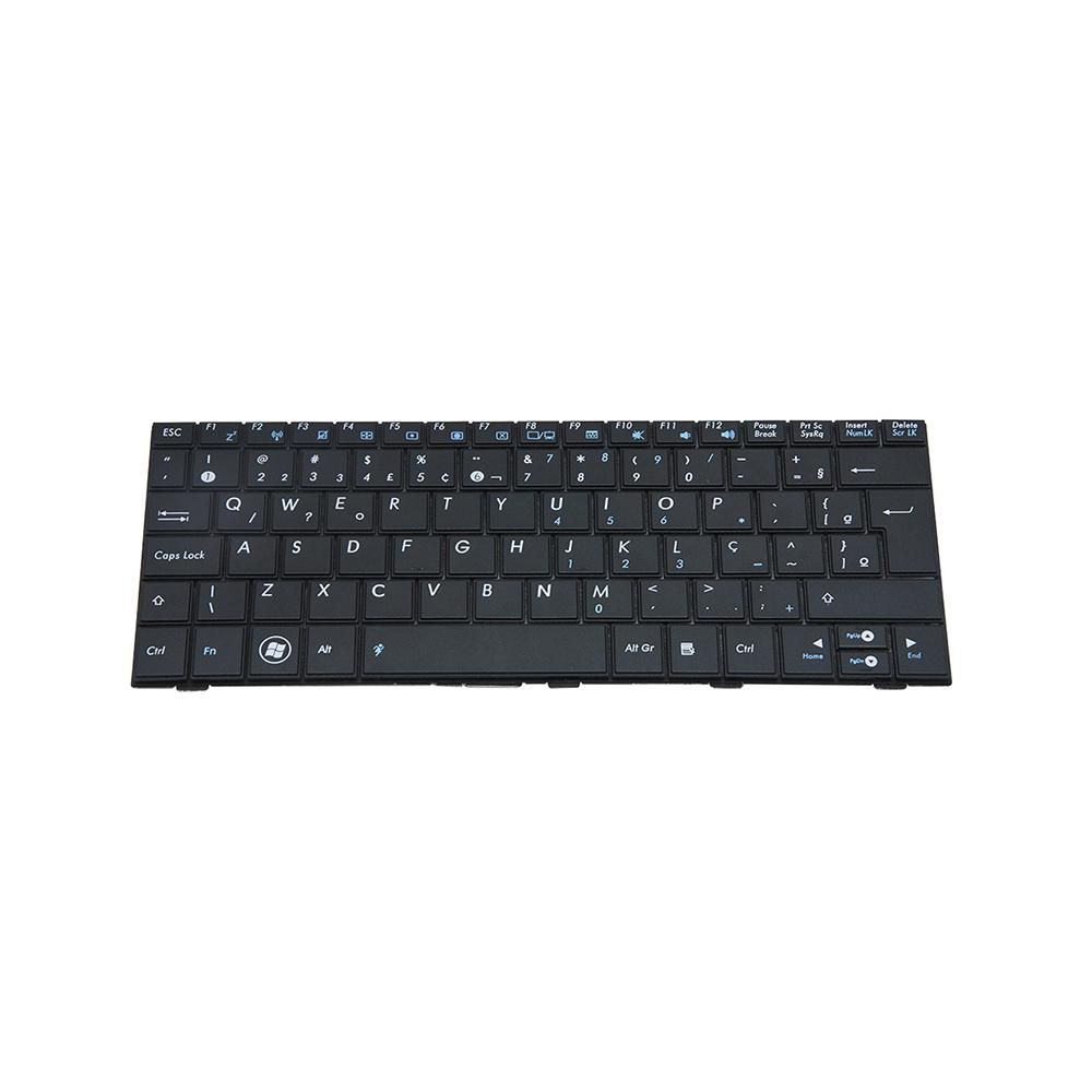 Teclado para Notebook Asus Eee Pc 1005HA, ABNT2 Preto, possui teclas confortáveis e 12 meses de garantia.