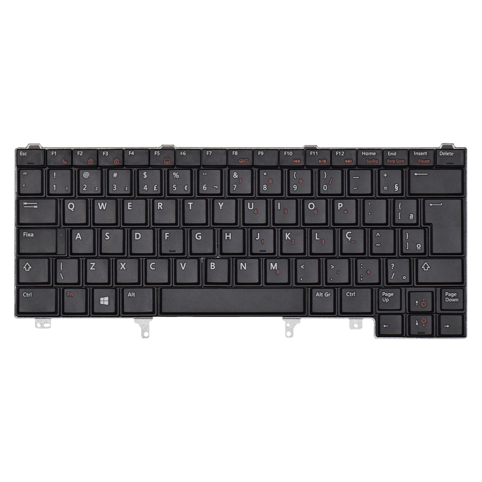 Teclado para Notebook Dell Latitude E6420-ATG, ABNT2 Preto, possui teclas confortáveis e 12 meses de garantia.