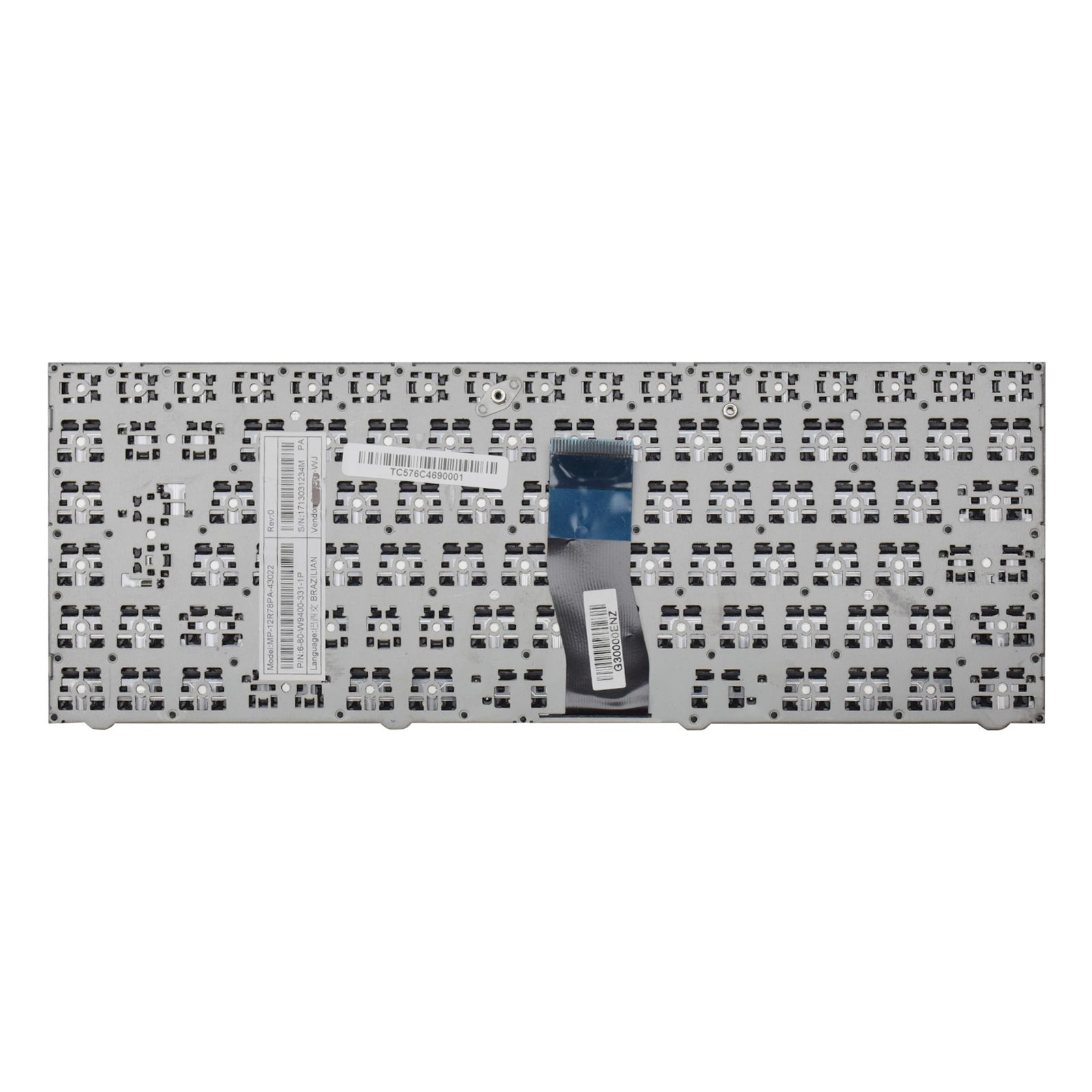 Teclado para Notebook Positivo Premium XS7210 Com Moldura ABNT2 Preto
