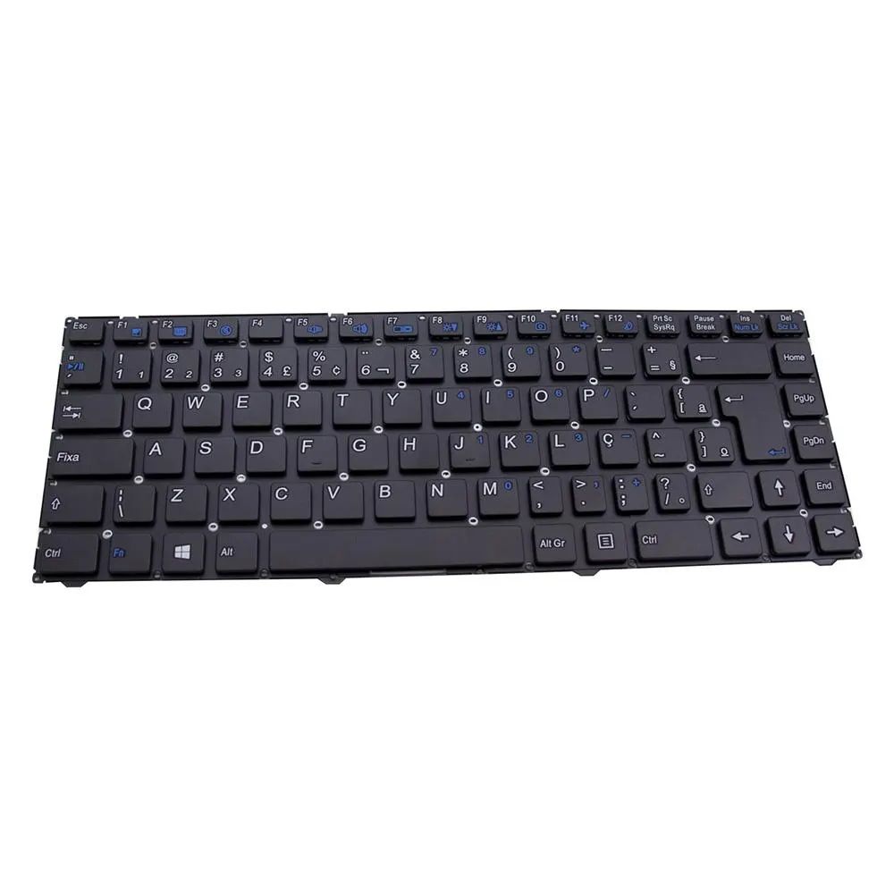 Teclado para Notebook Positivo Part Number MP-12R78PA-43022 Sem Moldura ABNT2 Preto