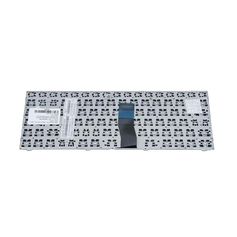 Teclado para Notebook Positivo Part Number com padrão ABNT2 Preto possui teclas confortáveis com Ç e 12 meses de garantia