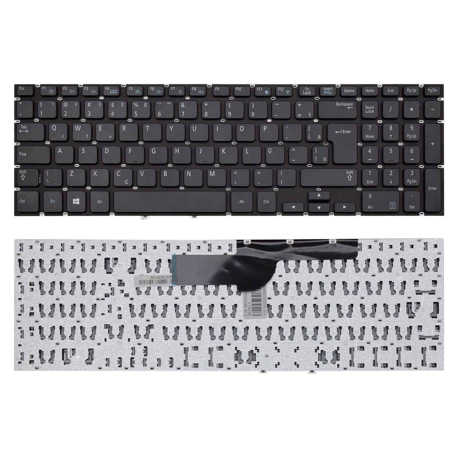 Teclado para Notebook Samsung Expert NP270E5K-XW1BR ABNT2