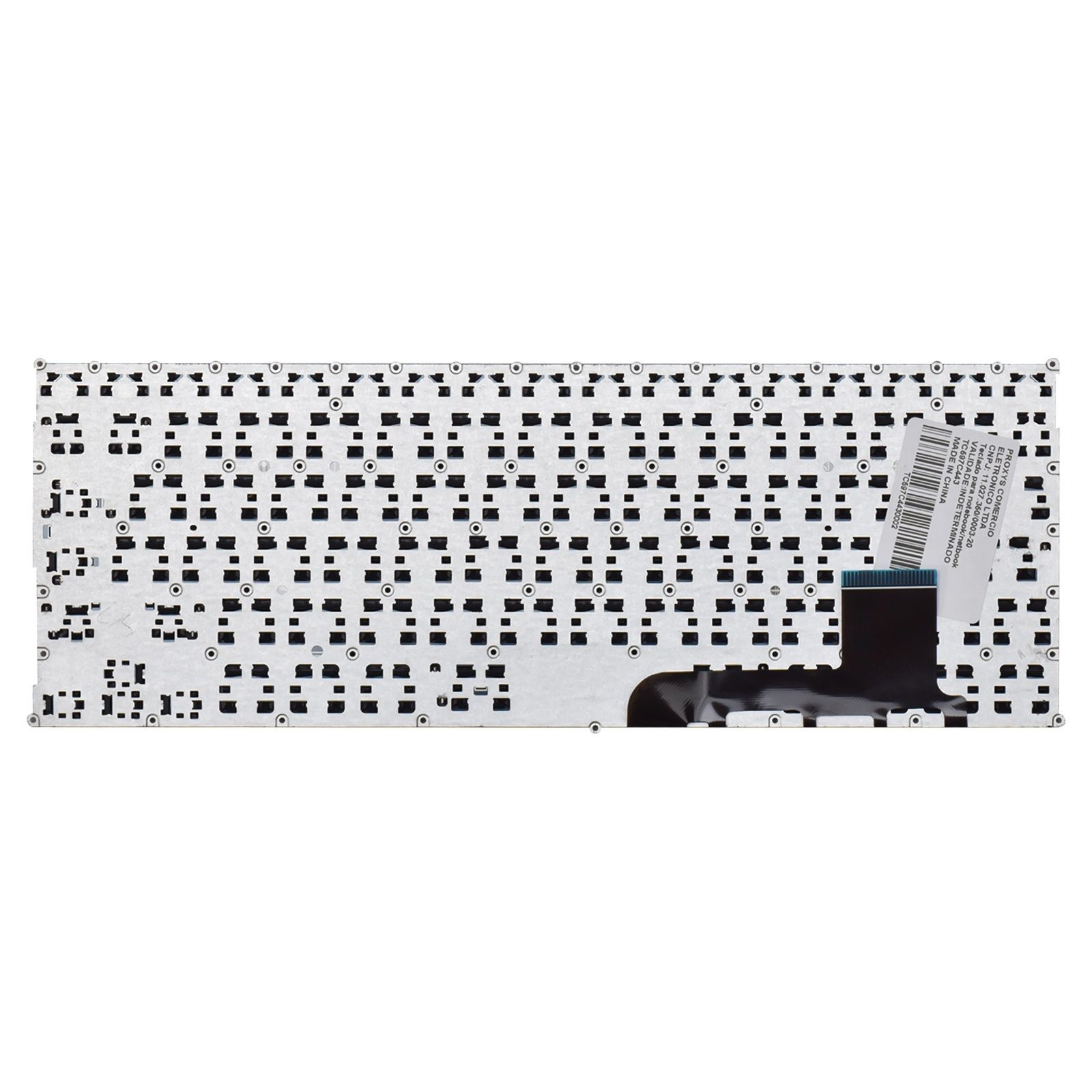 Teclado para Notebook Asus Vivobook S200E-CT182H, ABNT2 Preto, possui teclas confortáveis e 12 meses de garantia.