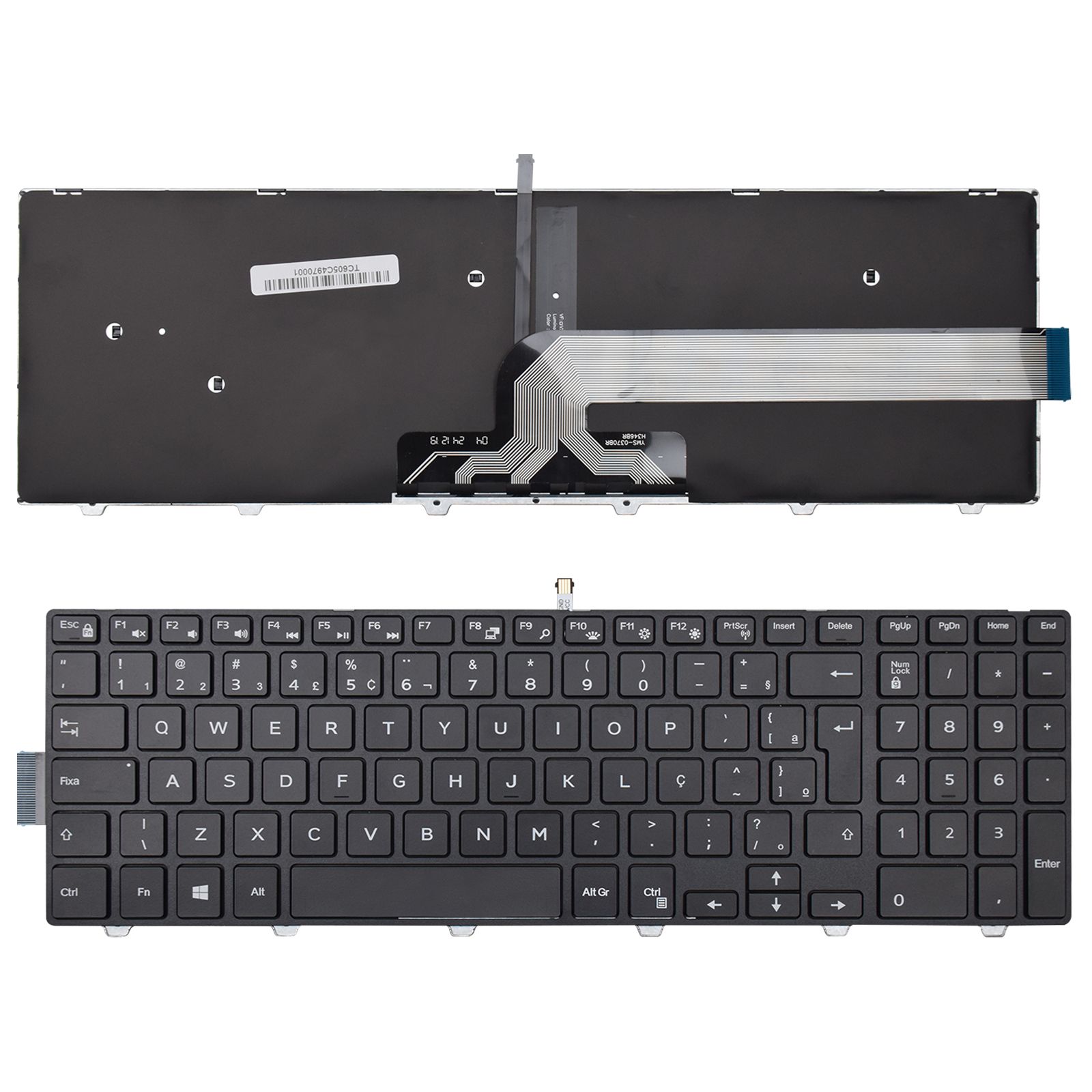 Teclado para Notebook Dell Part Number V147225BS1