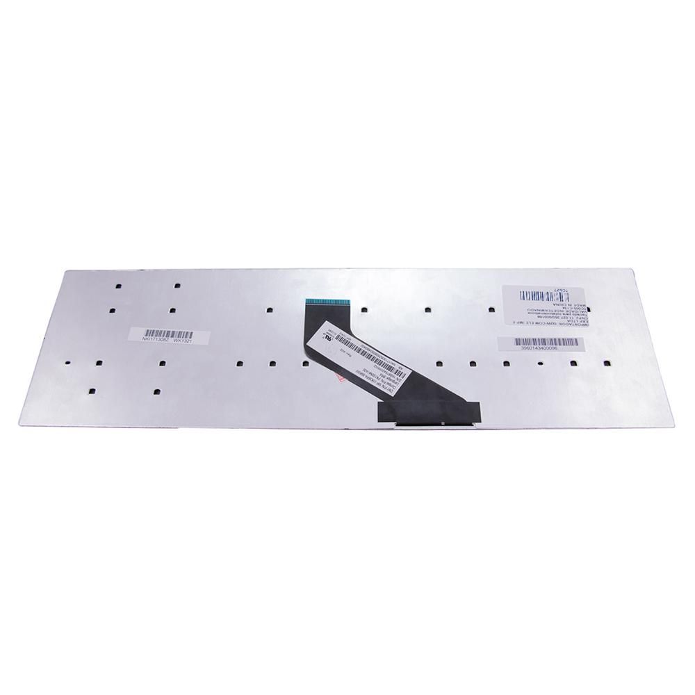Teclado para Notebook Acer Aspire E5-571-51AF, ABNT2 - UK Style Preto, possui teclas confortáveis e 12 meses de garantia.