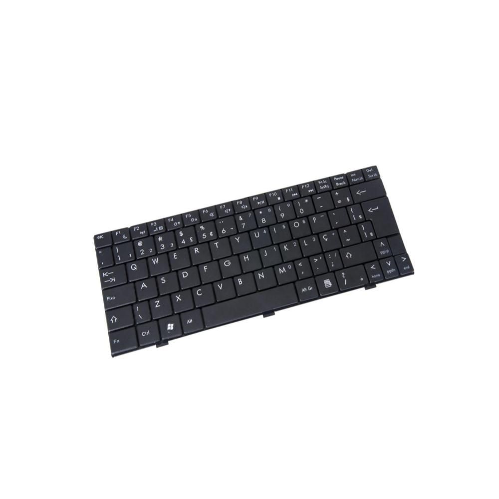 Teclado para Notebook Positivo Mobo 5000, ABNT2 Preto, possui teclas confortáveis e 12 meses de garantia.