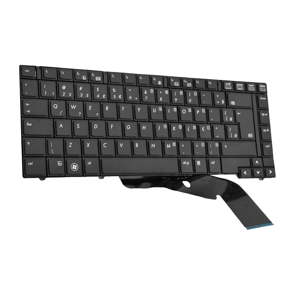 Teclado para Notebook Hp Part Number PK1307D2A06, ABNT2 Preto, possui teclas confortáveis e 12 meses de garantia.