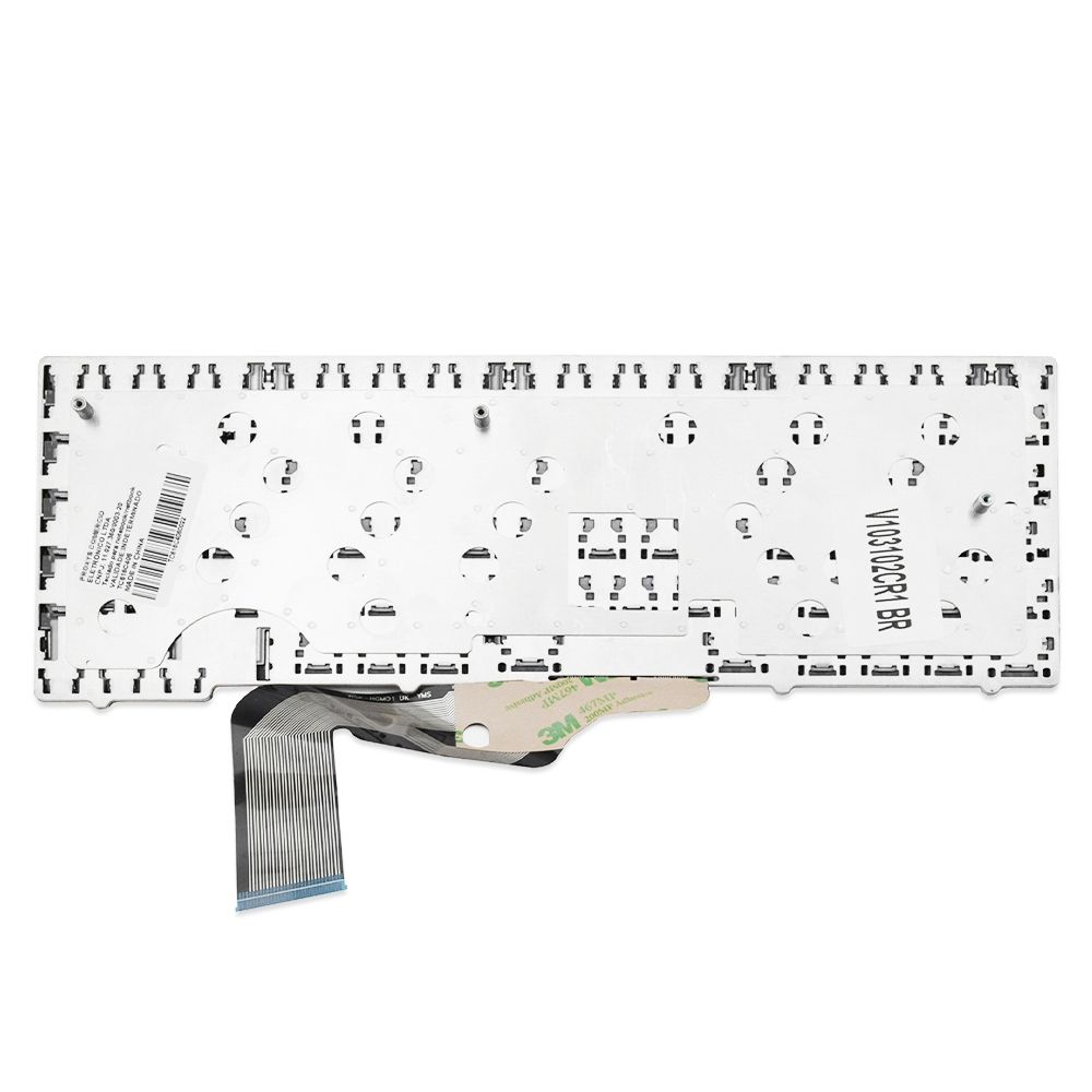 Teclado para Notebook Hp Part Number 594052-B71, ABNT2 Preto, possui teclas confortáveis e 12 meses de garantia.