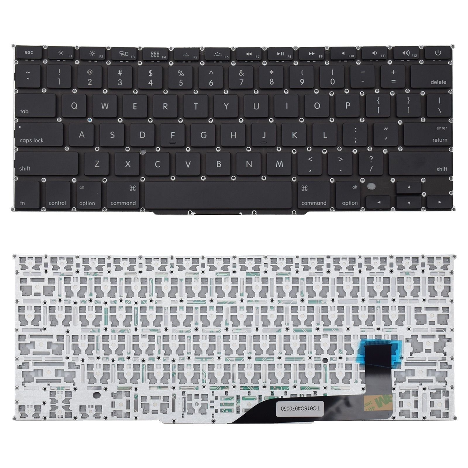 Teclado para Notebook Apple Macbook Pro A1398 MC975 Inglês Internacional - US Preto possui teclas confortáveis e 12 meses de garantia