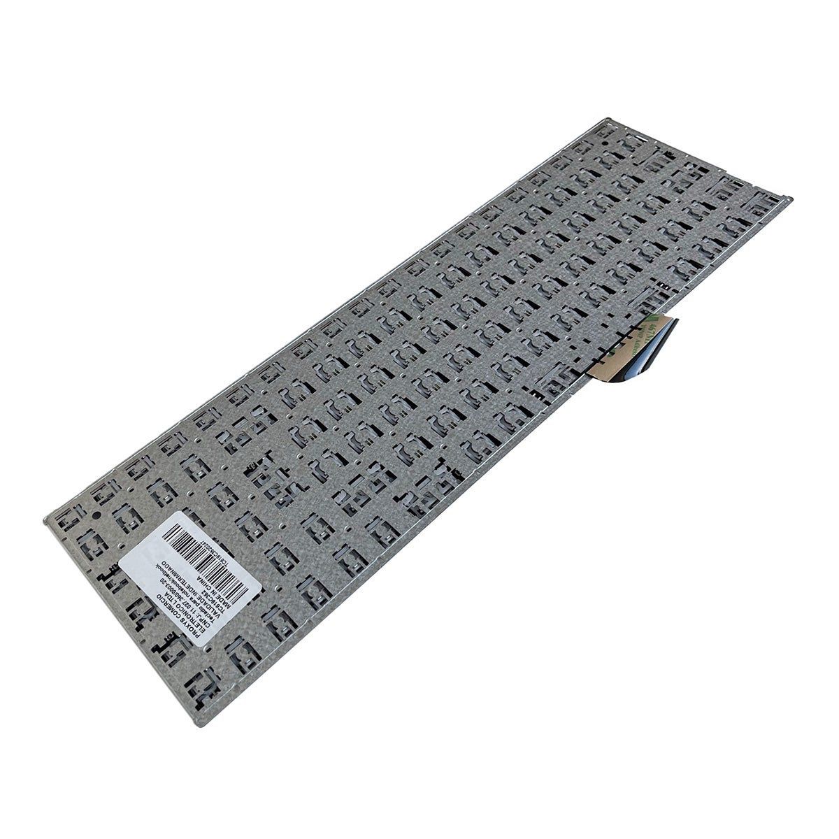 Teclado para Notebook Asus Z Series Z550SA, ABNT2 Preto, possui teclas confortáveis e 12 meses de garantia.