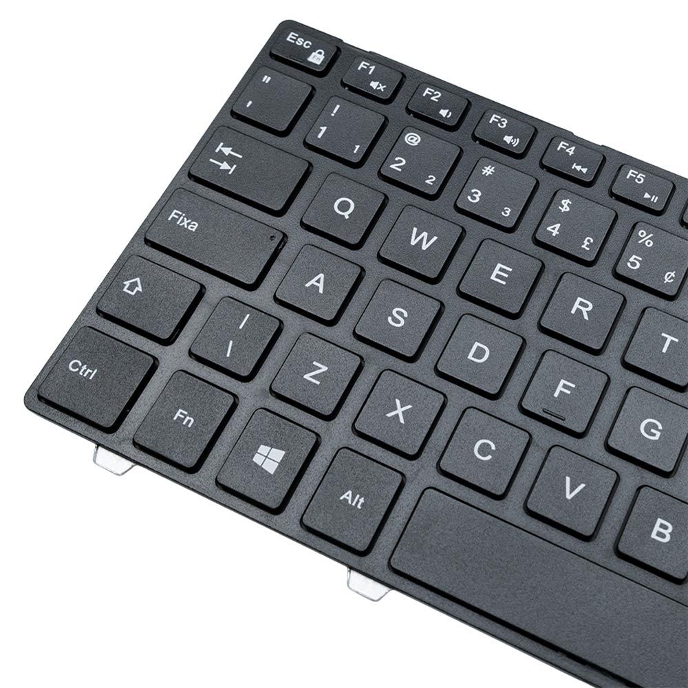 Teclado para Notebook Dell Inspiron 14-5468-A10P Sem Iluminação ABNT2 Preto
