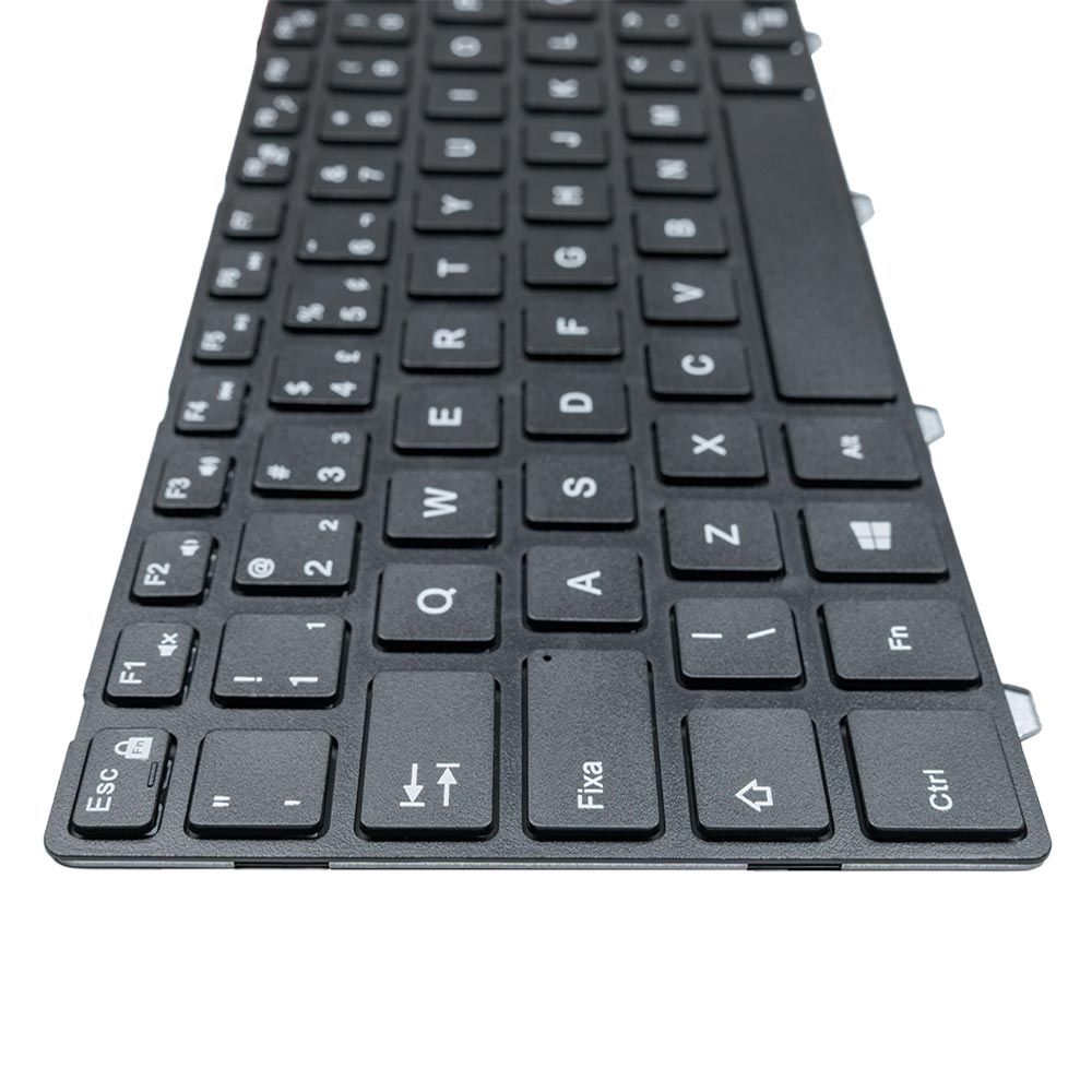 Teclado para Notebook Dell Inspiron 14-5468-A10P Sem Iluminação ABNT2 Preto