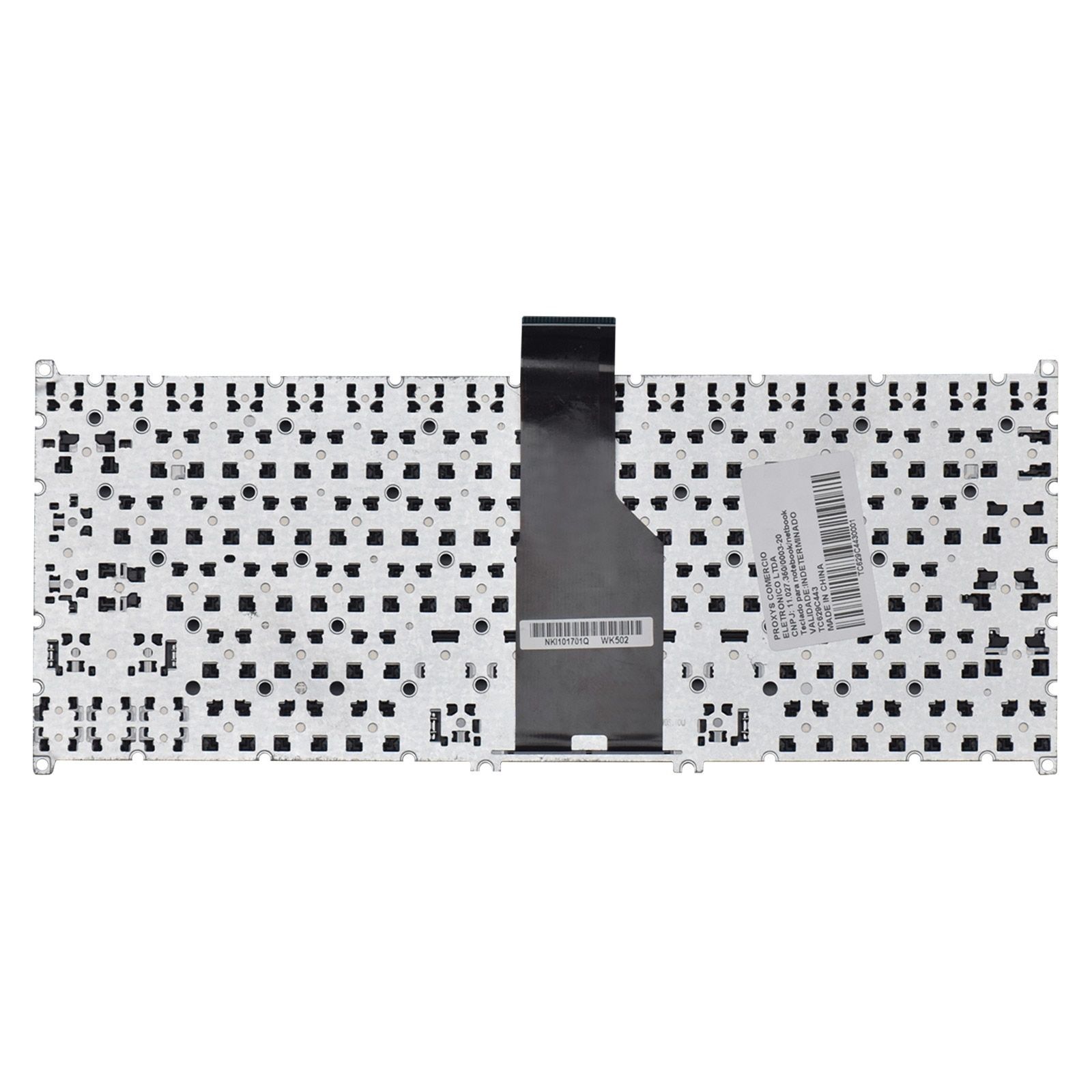 Teclado para Notebook Acer Aspire S3-391-S3-951 S5-391, ABNT2 Preto, possui teclas confortáveis e 12 meses de garantia.