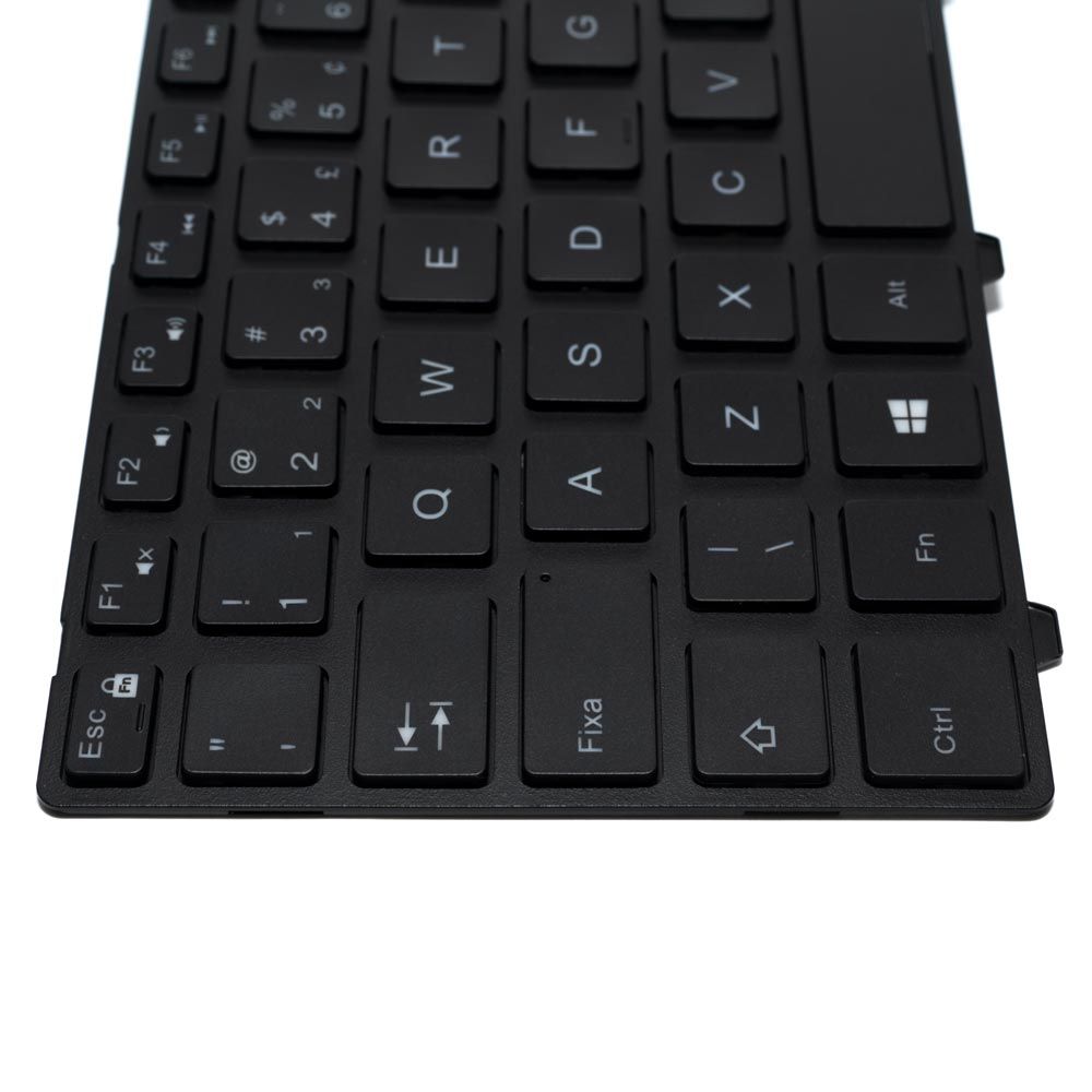 Teclado para Notebook Dell I14-3443-A30, ABNT2 Preto, possui teclas confortáveis e 12 meses de garantia.