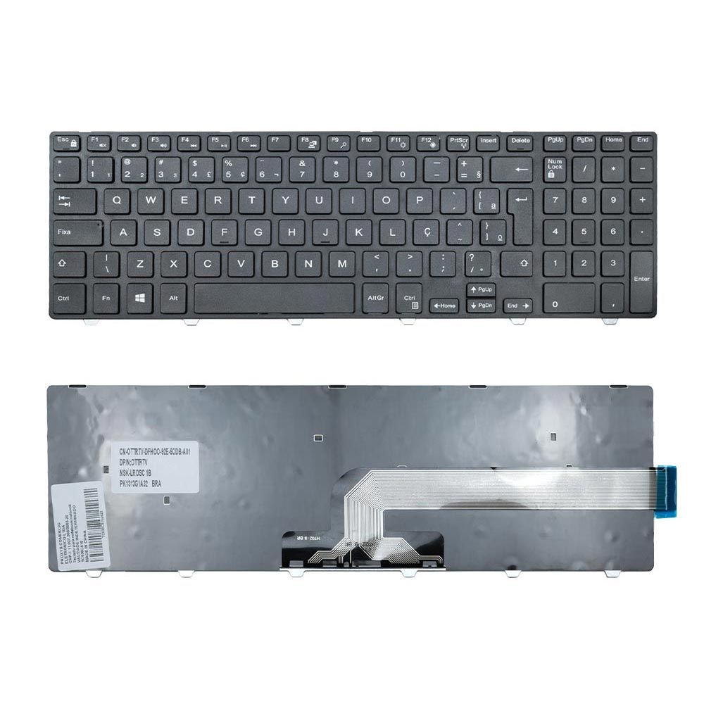Teclado para Notebook Dell Inspiron 15-5748 Sem Iluminação