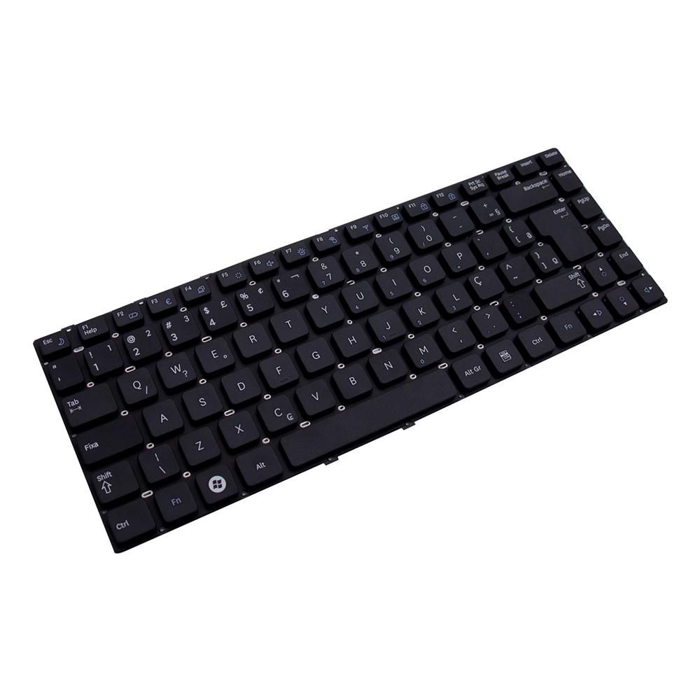 Teclado para Notebook Samsung SF310, ABNT2 Preto, possui teclas confortáveis e 12 meses de garantia.