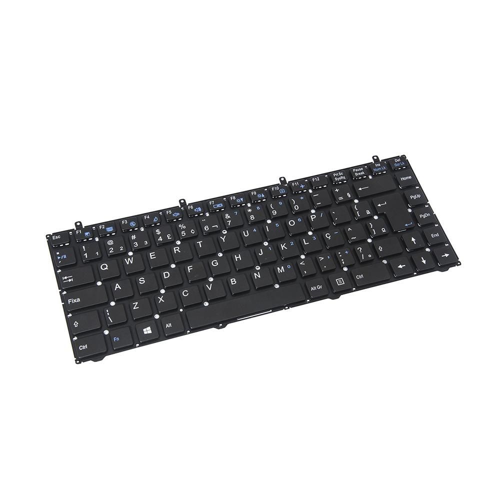 Teclado para Notebook Itautec Infoway W7530, ABNT2 Preto, possui teclas confortáveis e 12 meses de garantia.