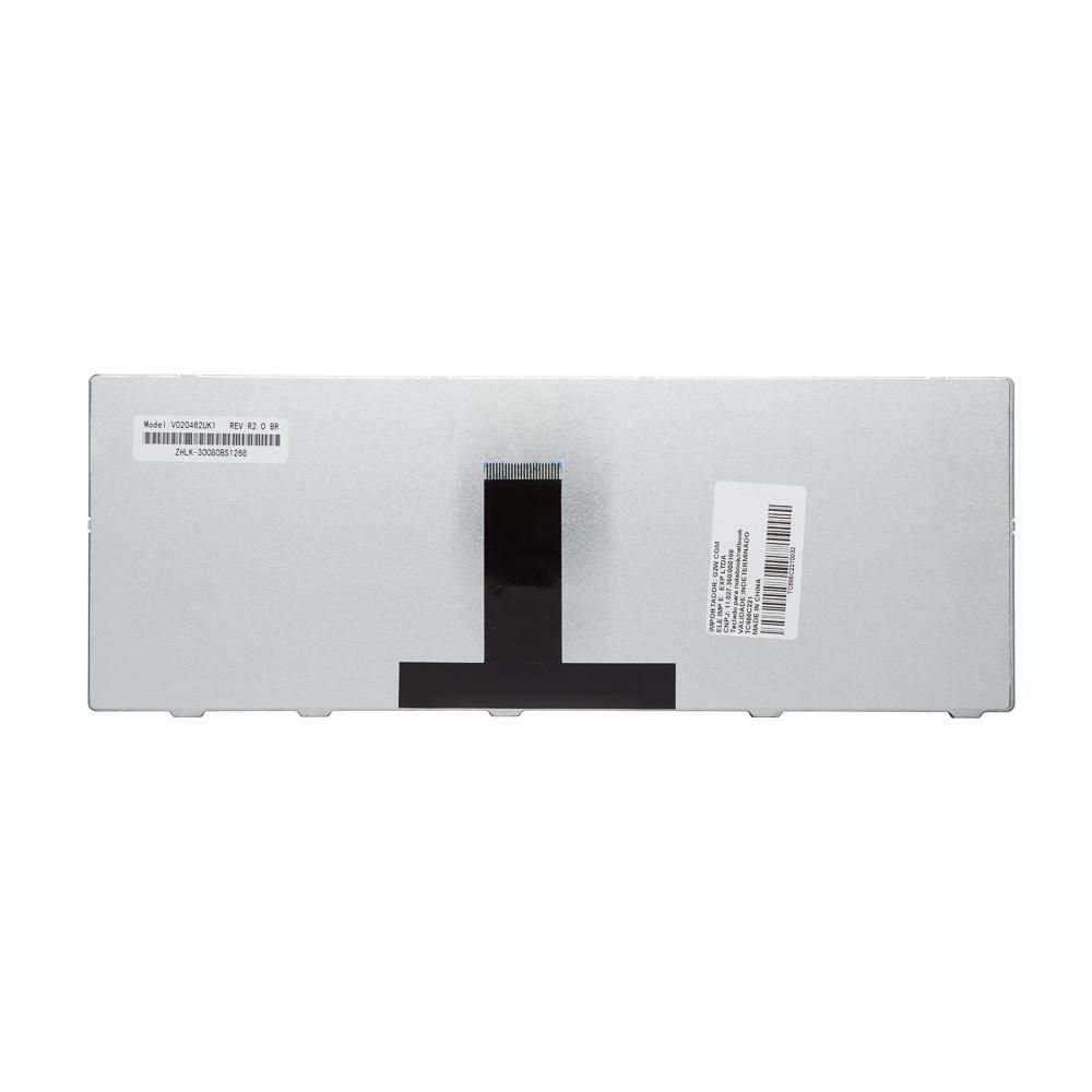 Teclado para Notebook Positivo Sim+ 1052, ABNT2 - F2 WI-FI Preto, possui teclas confortáveis e 12 meses de garantia.