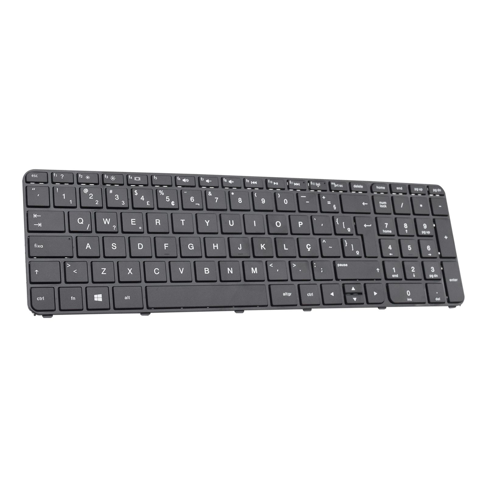 Teclado para Notebook HP Pavilion 15-B036EZ, ABNT2 Preto, possui teclas confortáveis e 12 meses de garantia.