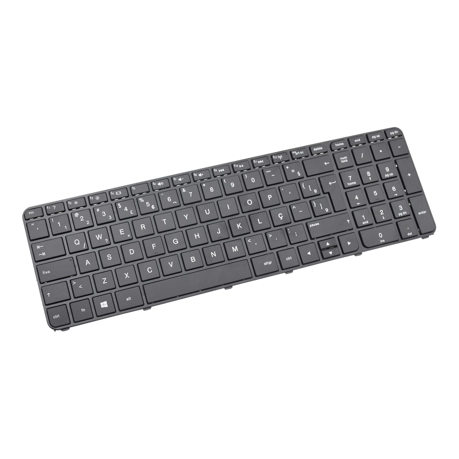 Teclado para Notebook HP Pavilion 15-B140CA, ABNT2 Preto, possui teclas confortáveis e 12 meses de garantia.