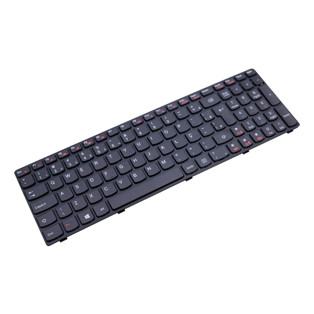 Teclado para Notebook Lenovo Ideapad G570, ABNT2 Preto, possui teclas confortáveis e 12 meses de garantia.