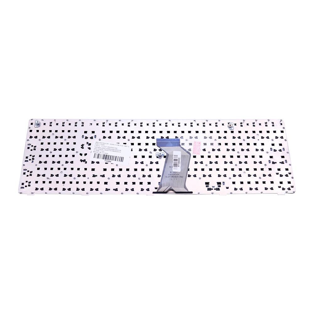 Teclado para Notebook Lenovo Ideapad G570, ABNT2 Preto, possui teclas confortáveis e 12 meses de garantia.
