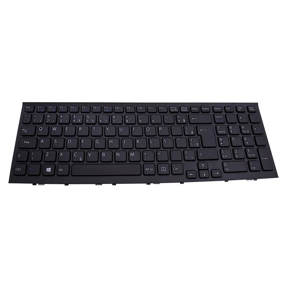 Teclado para Notebook Sony Vaio Pcg PCG-61511X, ABNT2 Preto, possui teclas confortáveis e 12 meses de garantia.