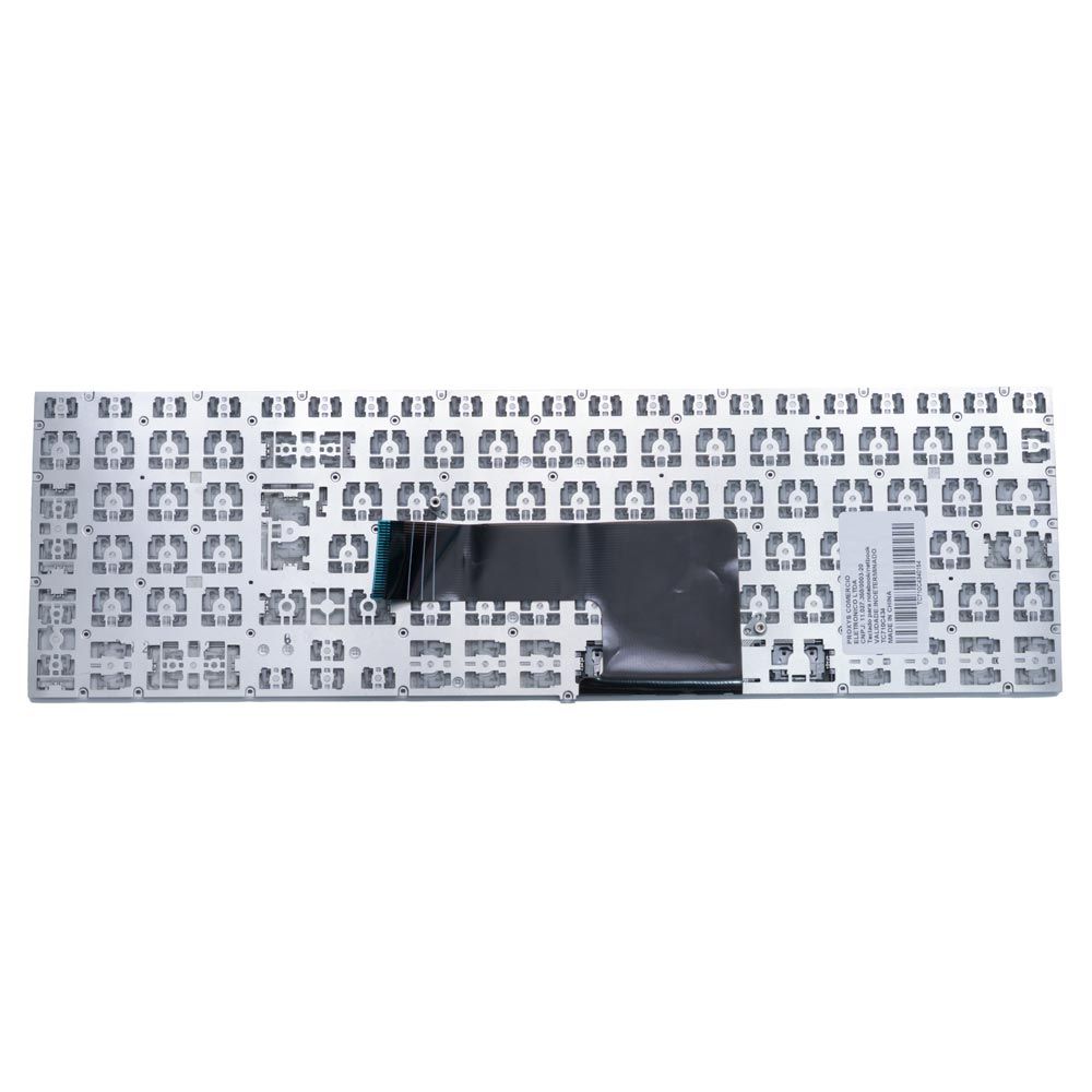 Teclado para Notebook Sony Vaio SVF15213CBB, ABNT2 - UK Style Preto, possui teclas confortáveis e 12 meses de garantia.