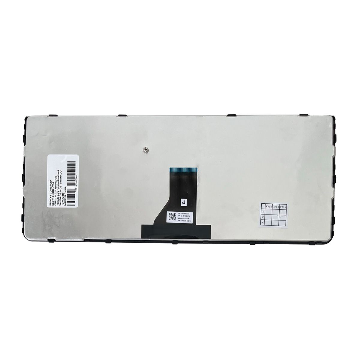 Teclado para Notebook Sony Vaio SVE-14114FXW, Inglês Internacional - US Preto, possui teclas confortáveis e 12 meses de garantia.