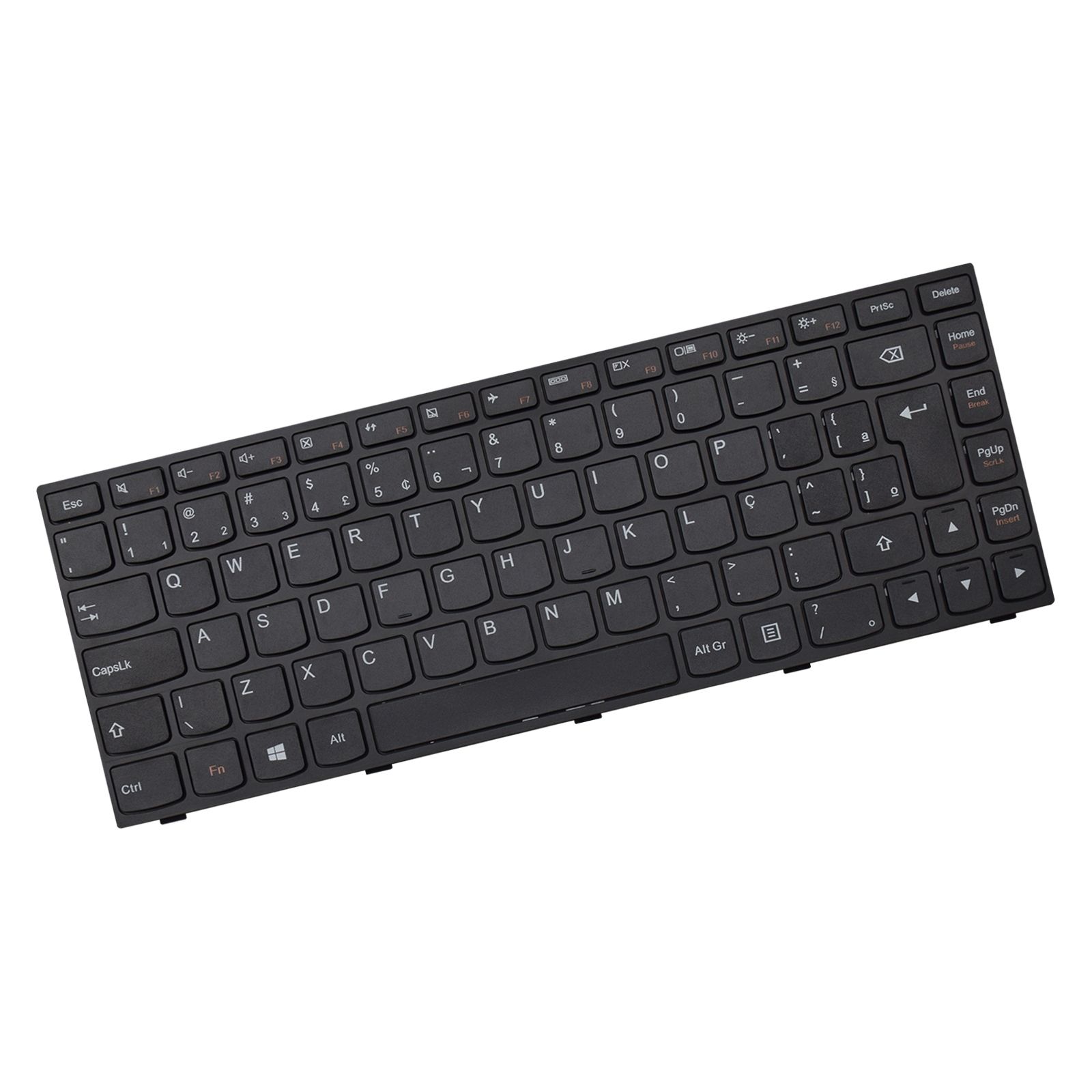 Teclado para Notebook Lenovo G Series G40, ABNT2 Preto, possui teclas confortáveis e 12 meses de garantia.