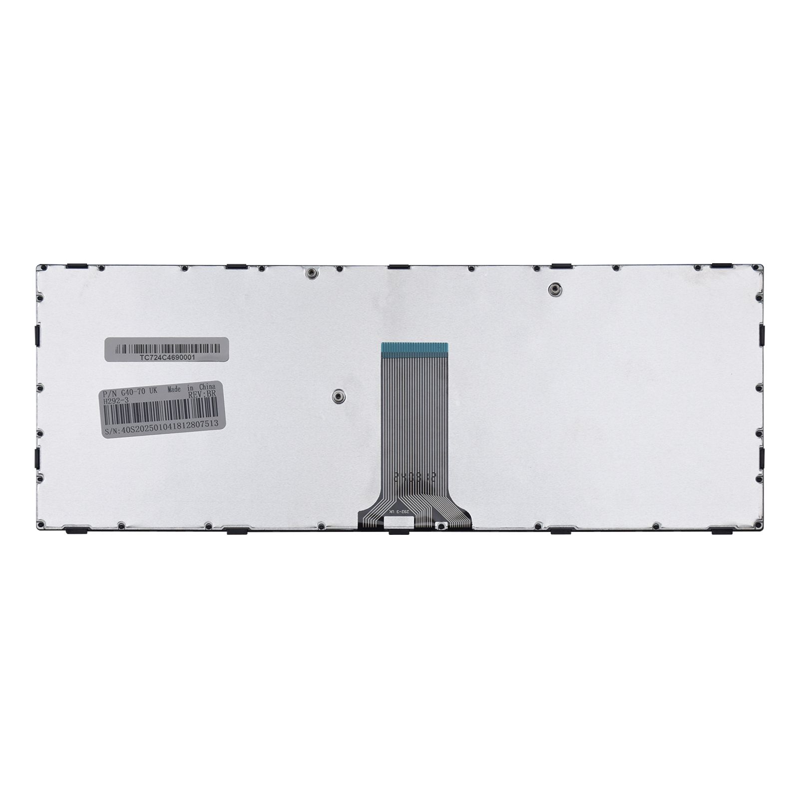 Teclado para Notebook Lenovo Part Number SG-63600-XUA, ABNT2 Preto, possui teclas confortáveis e 12 meses de garantia.