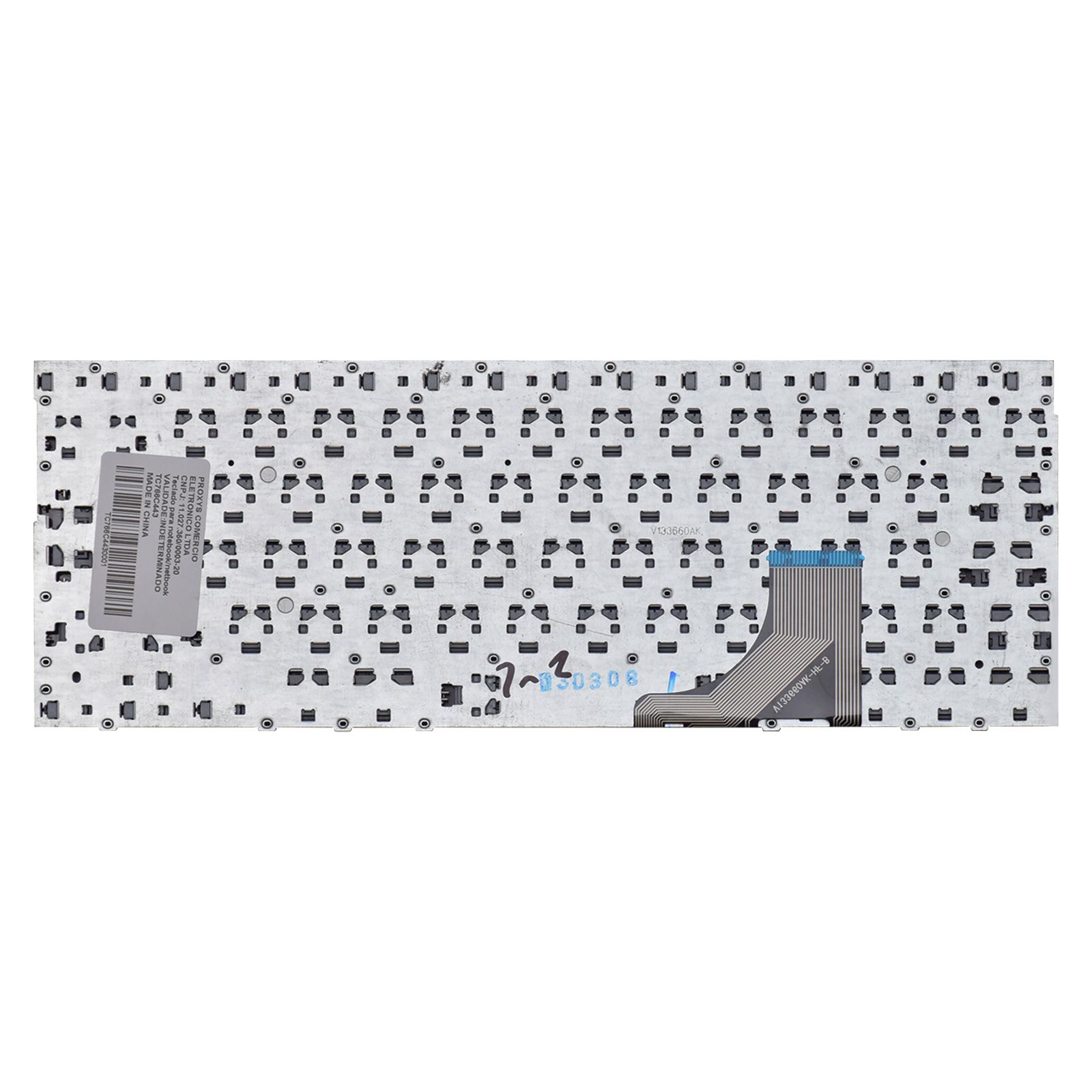 Teclado para Notebook Samsung Np Series NP530U3C, ABNT2 Preto, possui teclas confortáveis e 12 meses de garantia.