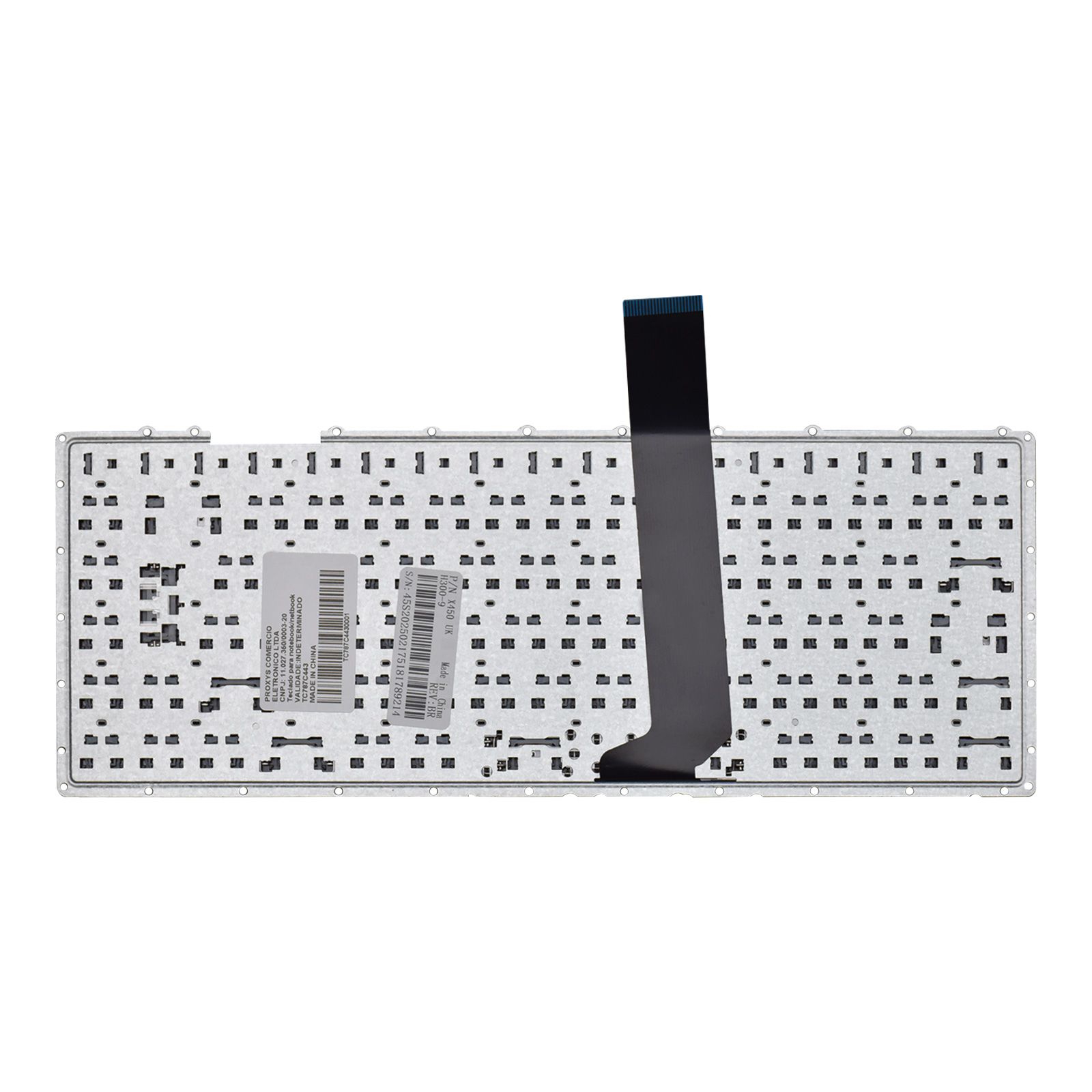 Teclado para Notebook Asus Z Series Z450UA-WX004T, ABNT2 Preto, possui teclas confortáveis e 12 meses de garantia.